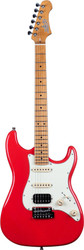 Jet Guitars JS-400 HSS Coral Red