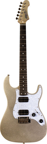 Jet Guitars JS-500 Silver Sparkle