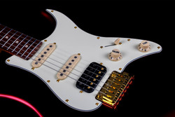 Jet Guitars JS-480 HSS Wine Red Gold