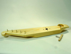 Kantele - 5-strängad traditionell, träfärg, med 