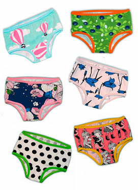 Lasten pikkuhousut yllärikankaasta