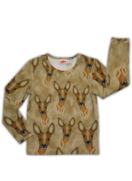 Trikoopaita, Peura, beige