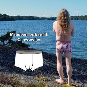 Miesten bokserien ompeluohje