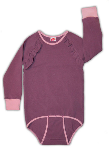 TarmoKoo, pitkähihainen body frilloilla, 110/116