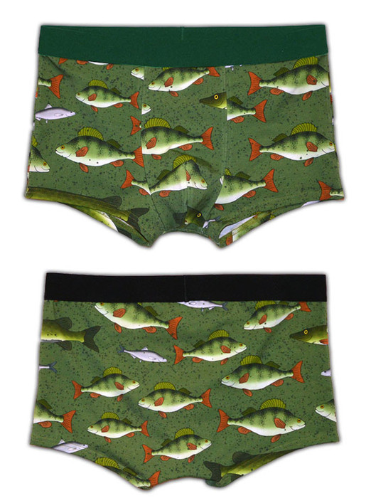 Miesten bokserit, Kalat, vihreä