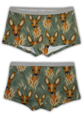 Naisten bokserit, Peura, vihreä