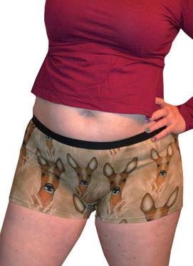 Naisten bokserit yllärikankaasta - tilaustuote