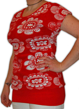 Lepakkohihainen paita, pitkät hihat useita värejä/kuoseja