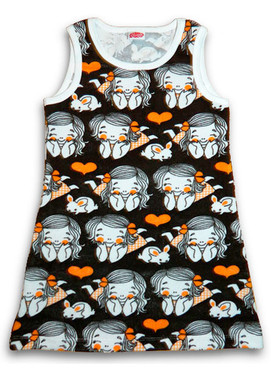 Hihaton mekko, useita värejä/kuoseja