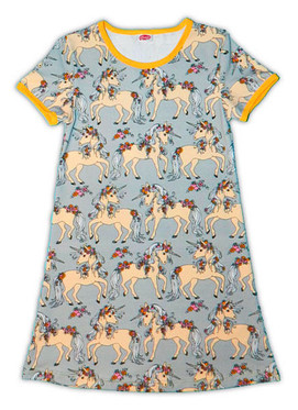 Lyhythihainen mekko, useita värejä/kuoseja