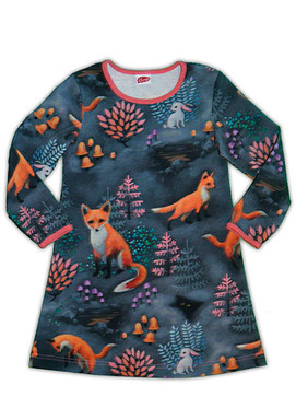 Pitkähihainen mekko, useita värejä/kuoseja