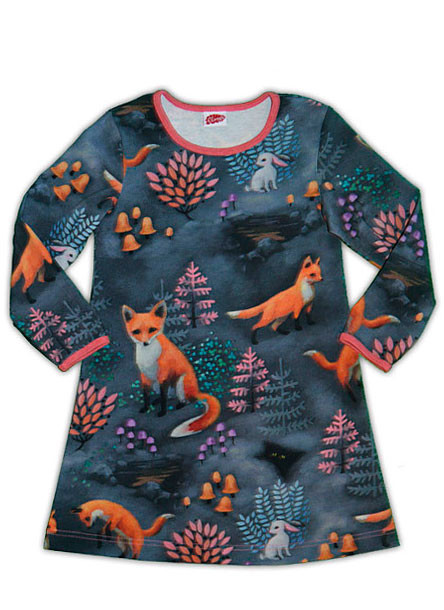 Pitkähihainen mekko, useita värejä/kuoseja