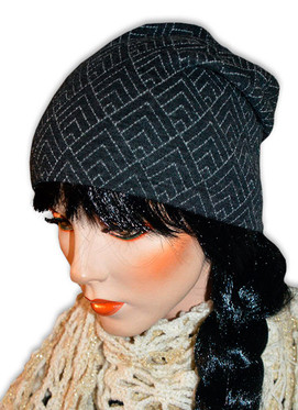 Merinovillapipo, tummanharmaa, n.54-58cm päähän (saa myös tupsulla)