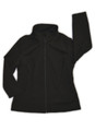 Softshell-takki, lyhyt helma, musta