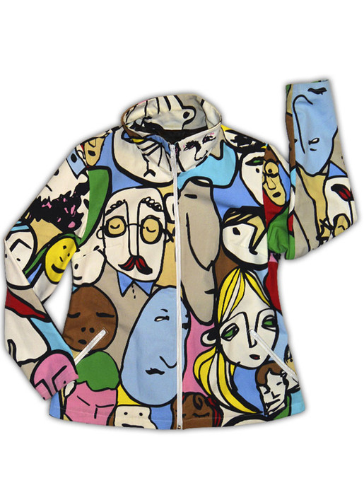 Uniikkitakki, eri kuoseja, lyhyt helma