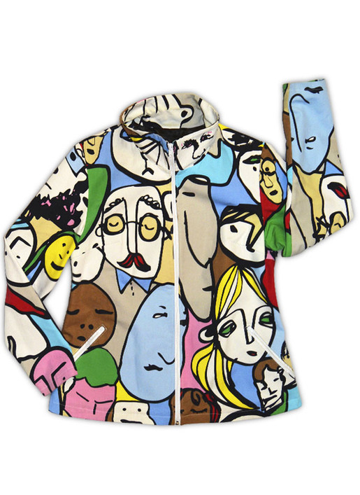 Uniikkitakki, eri kuoseja, lyhyt helma