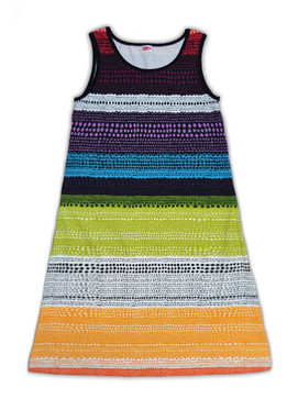 A-linjainen hihaton tunika, useita värejä/kuoseja