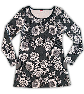 Pitkähihainen tunika, useita värejä/kuoseja