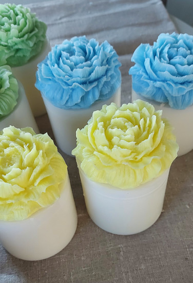 Aventuriini Hortenssia kukka kynttilät