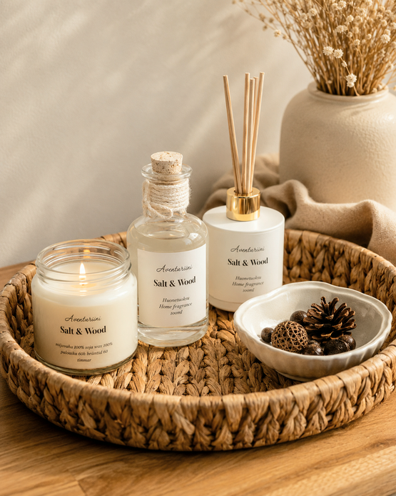  Aventuriini Huonetuoksu  Salt & Wood huonetuoksu  125ml