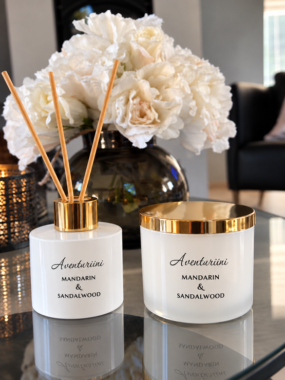Aventuriini mandarin & sandalwood tuoksusetti