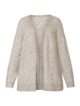 Neuletakki beige/harmaa