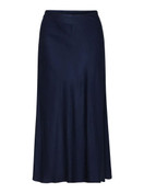 Satiini hame Navy tummansininen