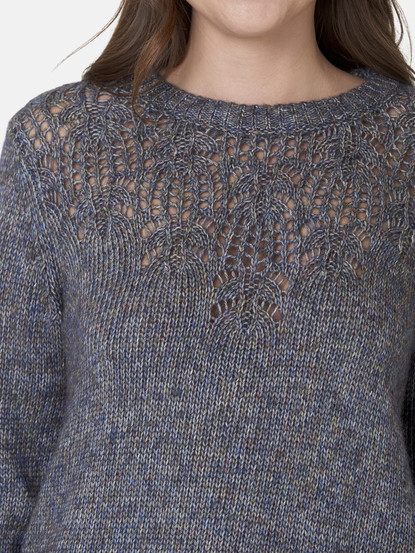 Neulepusero Blue Melange 