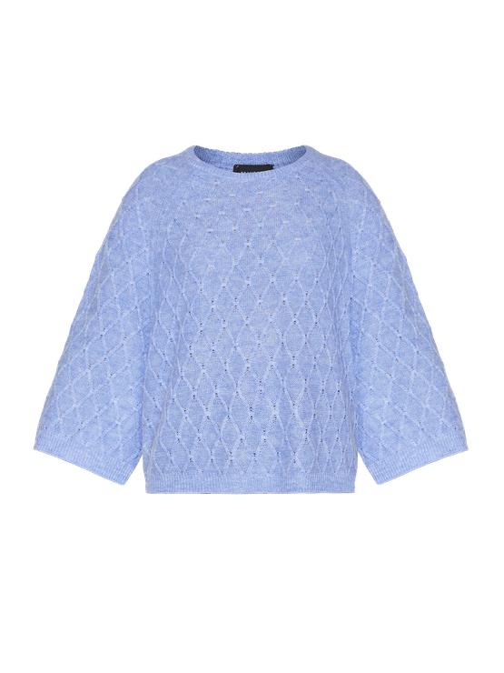 Blue Saana, neulepusero vajaamittaisella hihalla