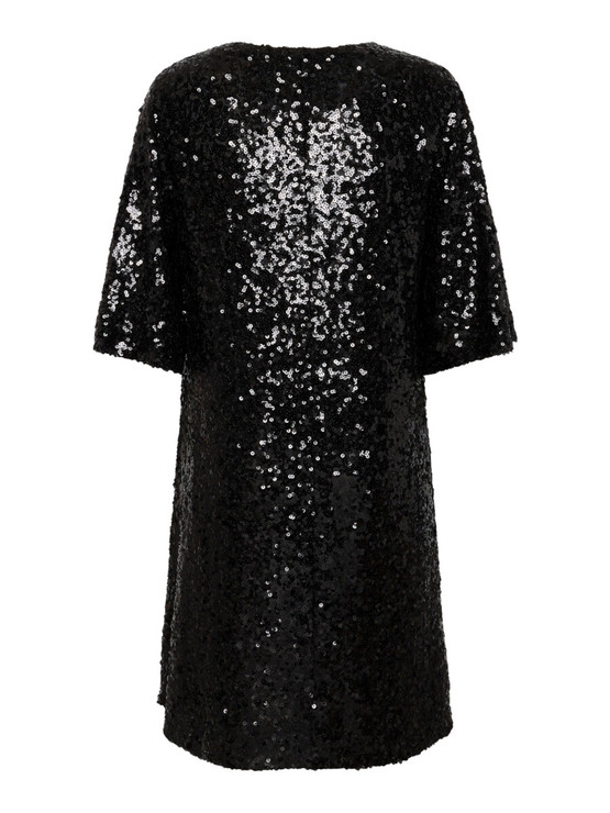 Paljettimekko musta