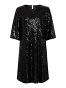 Paljettimekko musta