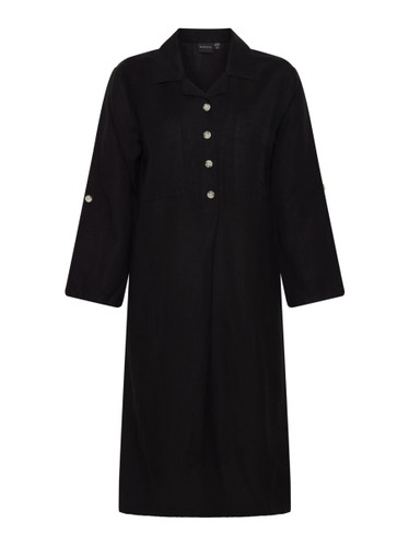 Pellavamekko Black