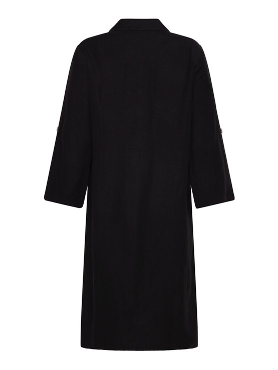 ELLI Pellava-viskoosi mekko,musta