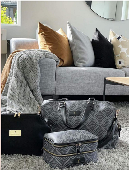 Dinah Weekende Matkakassi, musta / harmaa