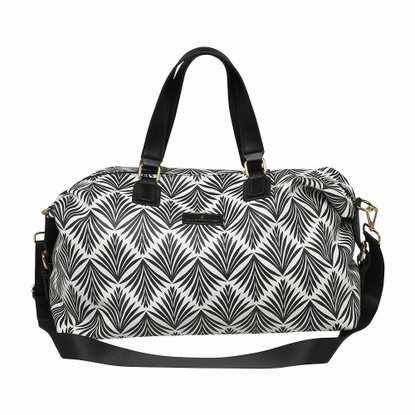 Dinah Weekende Matkakassi,  musta/valkoinen