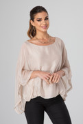 Silkkipusero Joelina, beige