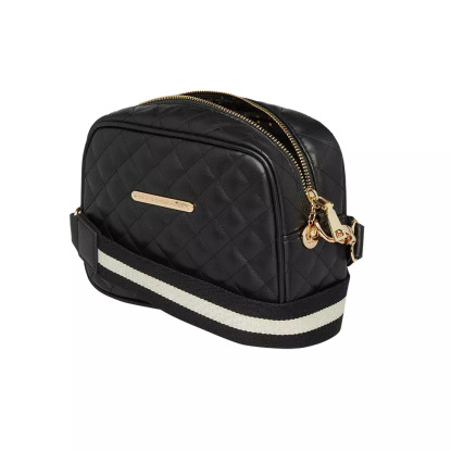 Linnea Harlequin Crossbody Bag , musta