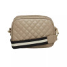 Linnea Harlequin Crossbody Bag , taupe