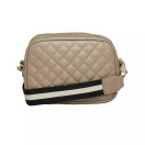Linnea Harlequin Crossbody Bag , taupe