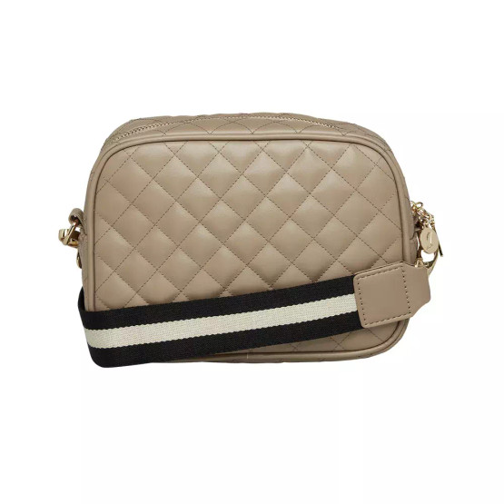 Linnea Harlequin Crossbody Bag , taupe
