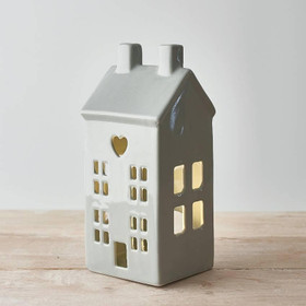 Keraaminen tuikkutalo iso 21 cm