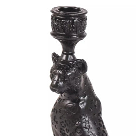 Leopard kynttilänjalka,  musta