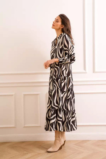 Diiva mekko Zebra kuviolla