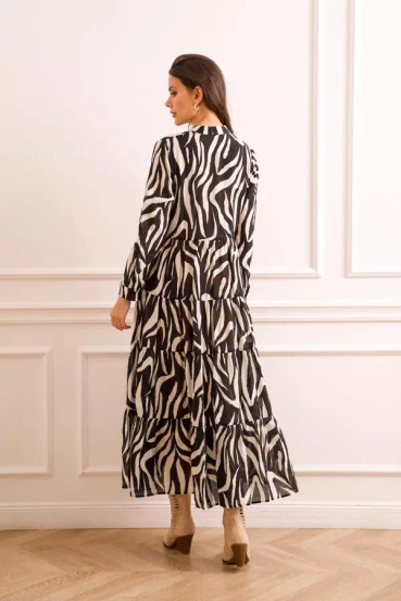Diiva mekko Zebra kuviolla