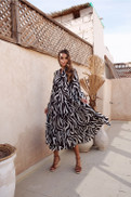 Diiva mekko Zebra kuviolla