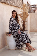 Diiva mekko Zebra kuviolla
