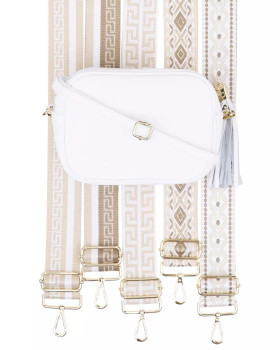 Crossbody-laukku,valkoinen