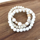 White Sand Stone Rannekorusetti 3 kpl