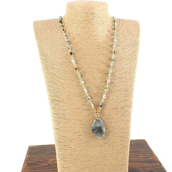 Jolia kaulakoru , ruostumaton teräs  harmaa