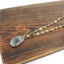 Jolia kaulakoru , ruostumaton teräs  harmaa